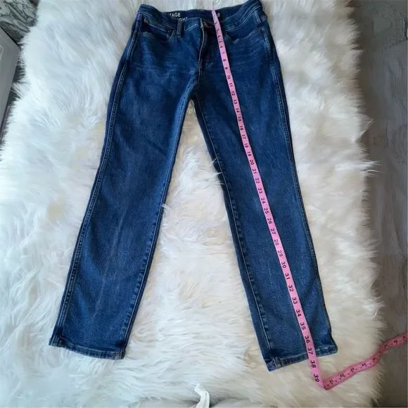 J.Crew Women's Vintage Slim Straight Blue Jeans Size 28 Re-Imagined Denim - Picture 9 of 11